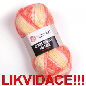 Alpine Angora Melange příze 3 x 150 g AKCE Alpine Angora Melange příze 3 x 150 g AKCE
